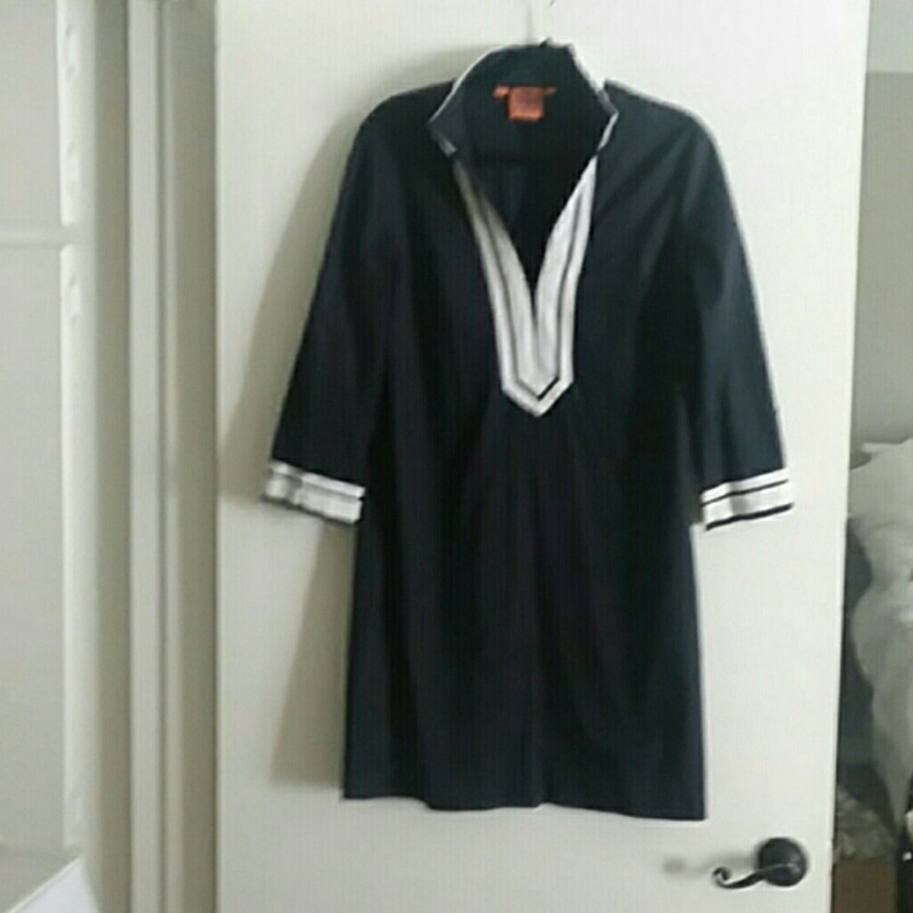 Tory Burch Navy Tunic Dress